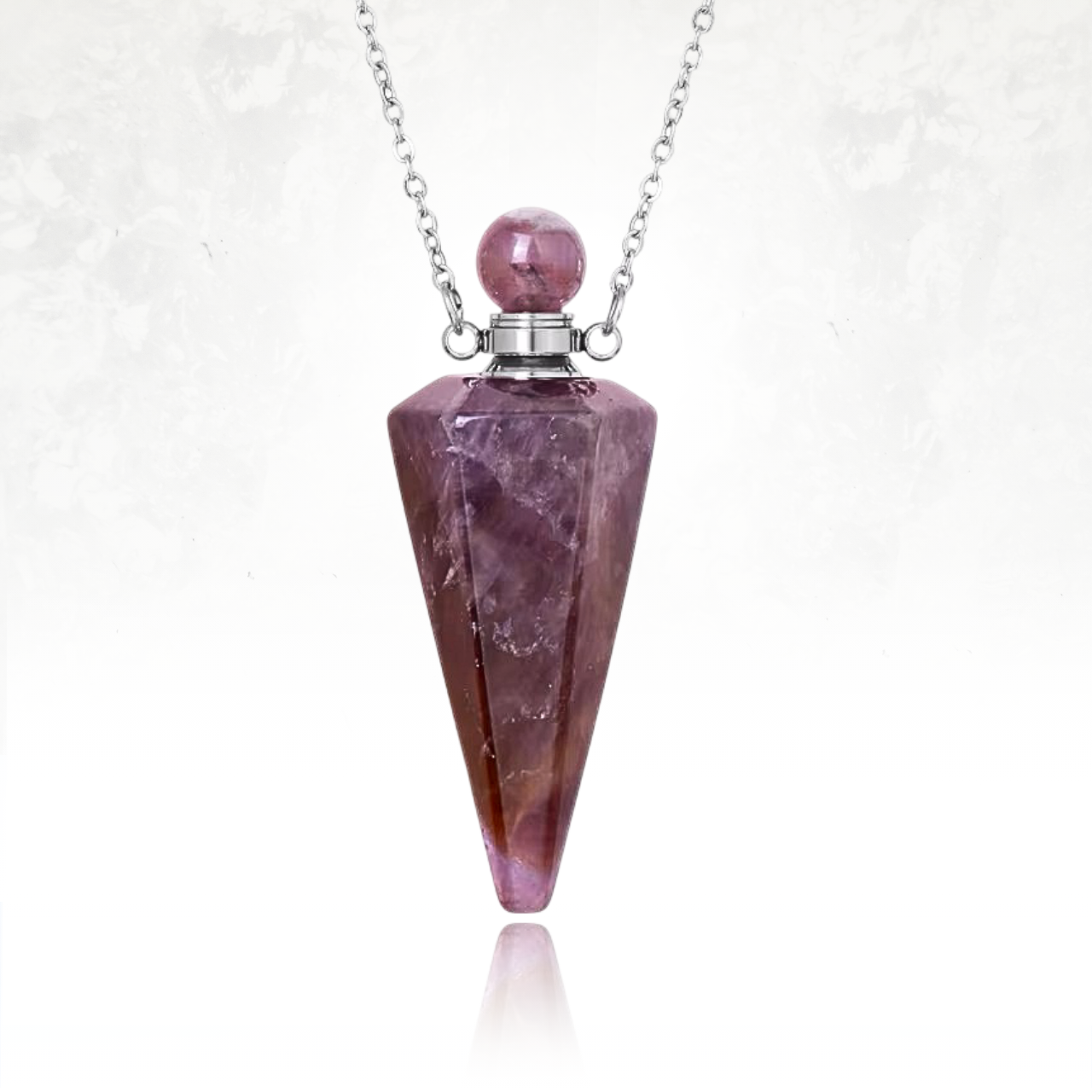 Collier diffuseur d’huiles essentielles en pierre brute ACITINE.