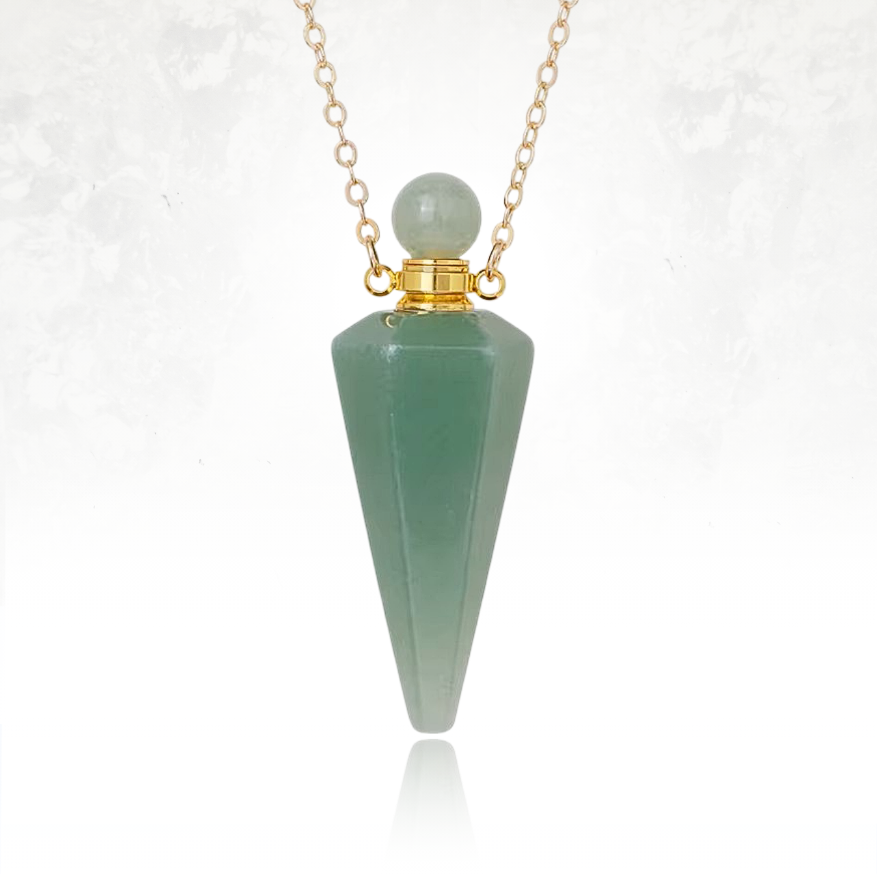 Pendentif ACITINE en pierre naturelle pour parfumerie nomade.