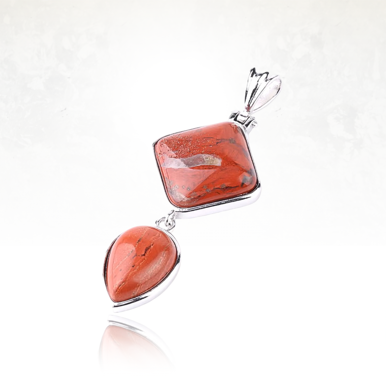 Collier AYAMA Carré et Goutte d'Eau