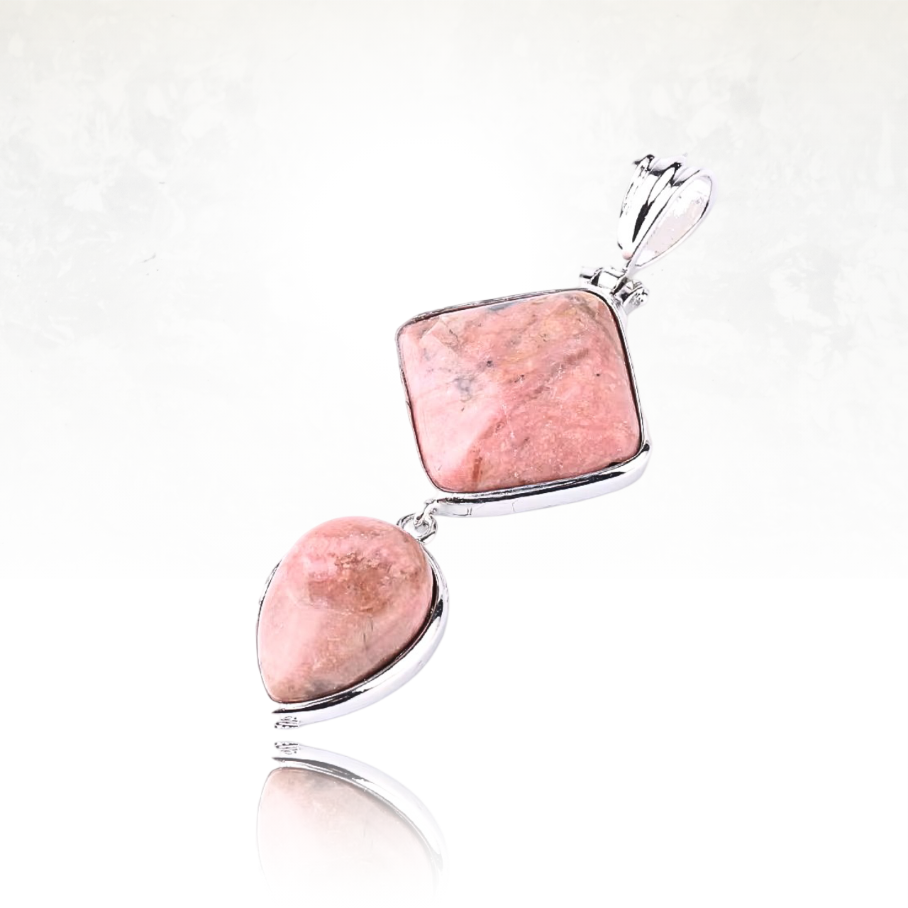 Collier AYAMA Carré et Goutte d'Eau