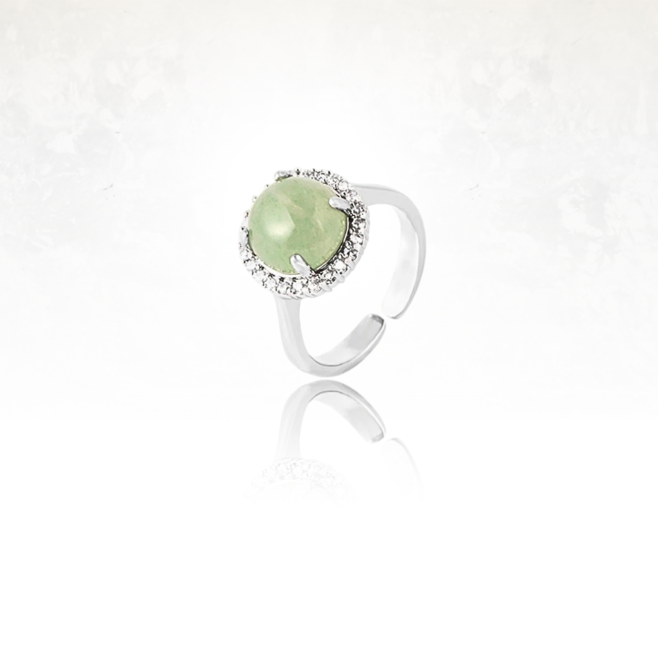 Design chic et intemporel de la bague CALIN avec aventurine.