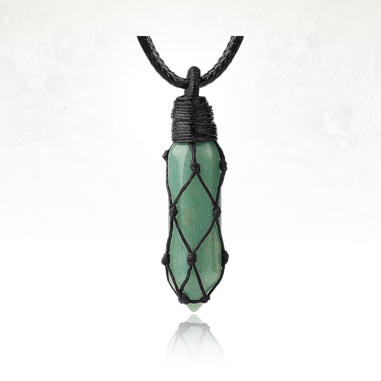 Collier en aventurine naturel, symbole dâamour et dâapaisement.