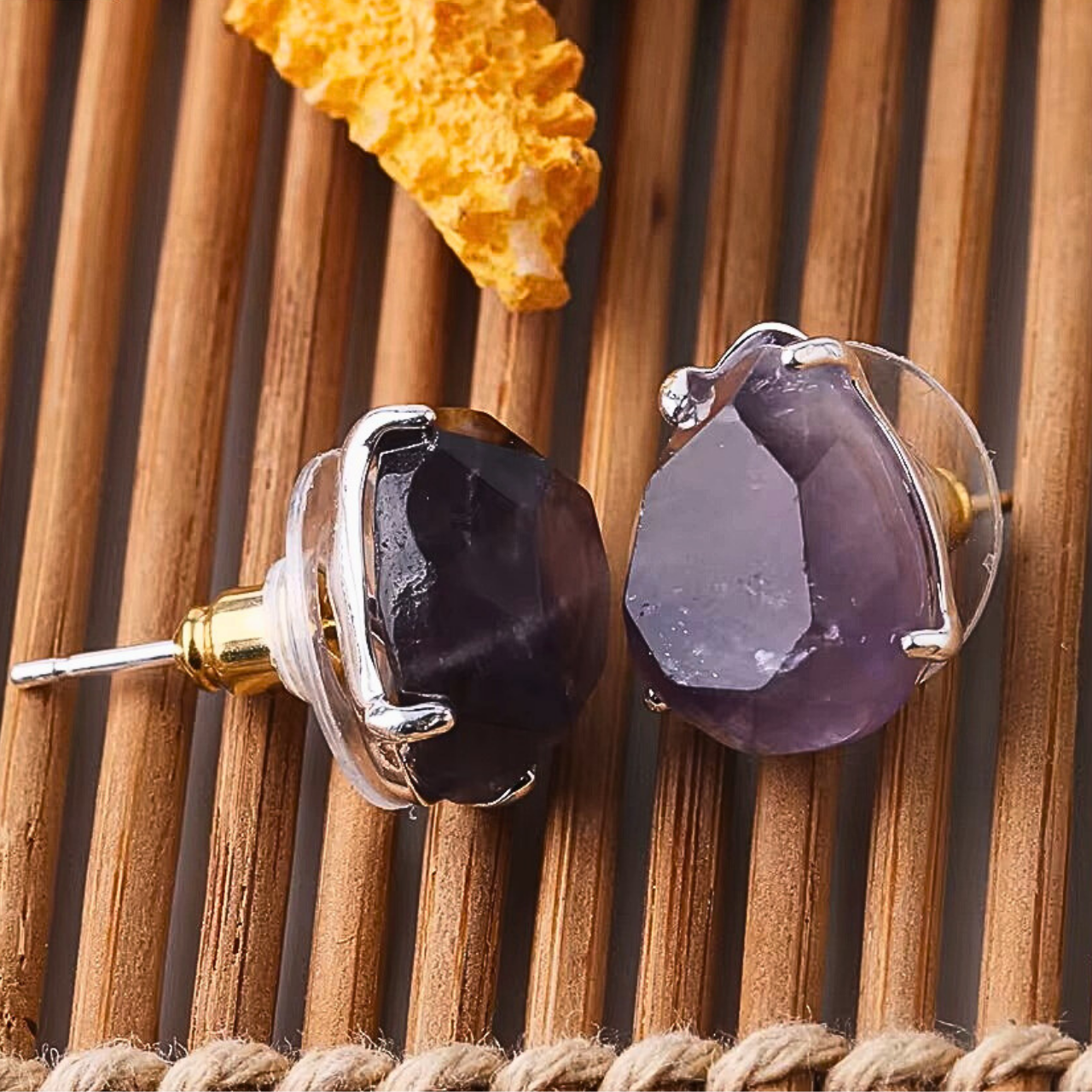 boucles d'oreilles Chalon vue de profil
