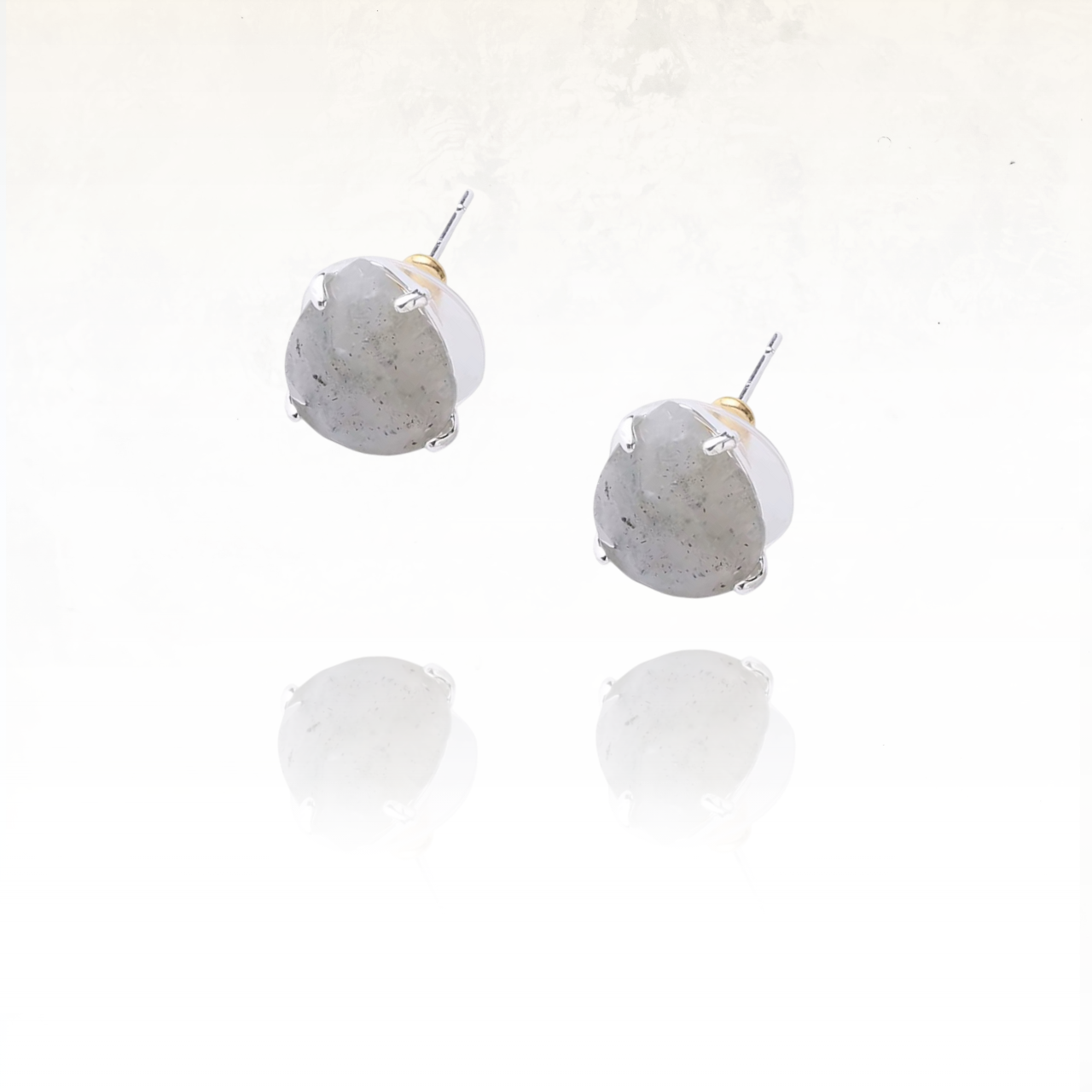 boucles d'oreilles en pierre naturelle de labradorite