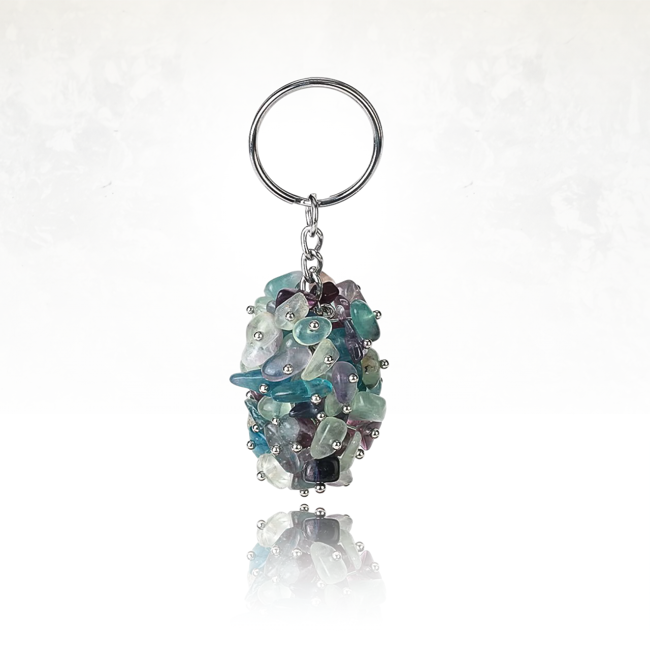 Porte-Clé FANTAISIE Cascade de Minéraux
