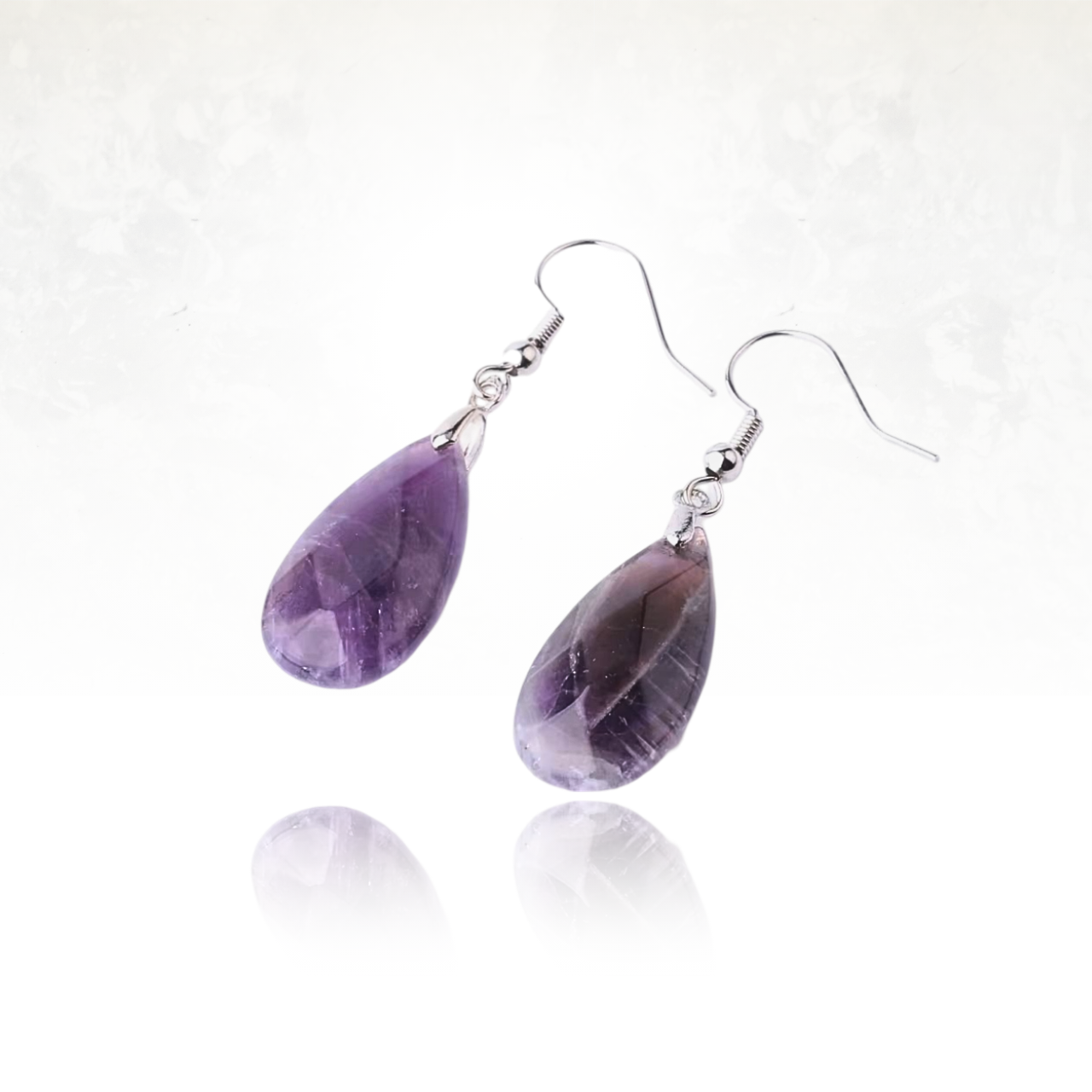 ĂlĂ©gantes boucles dâoreilles en pierre naturelle aux nuances douces