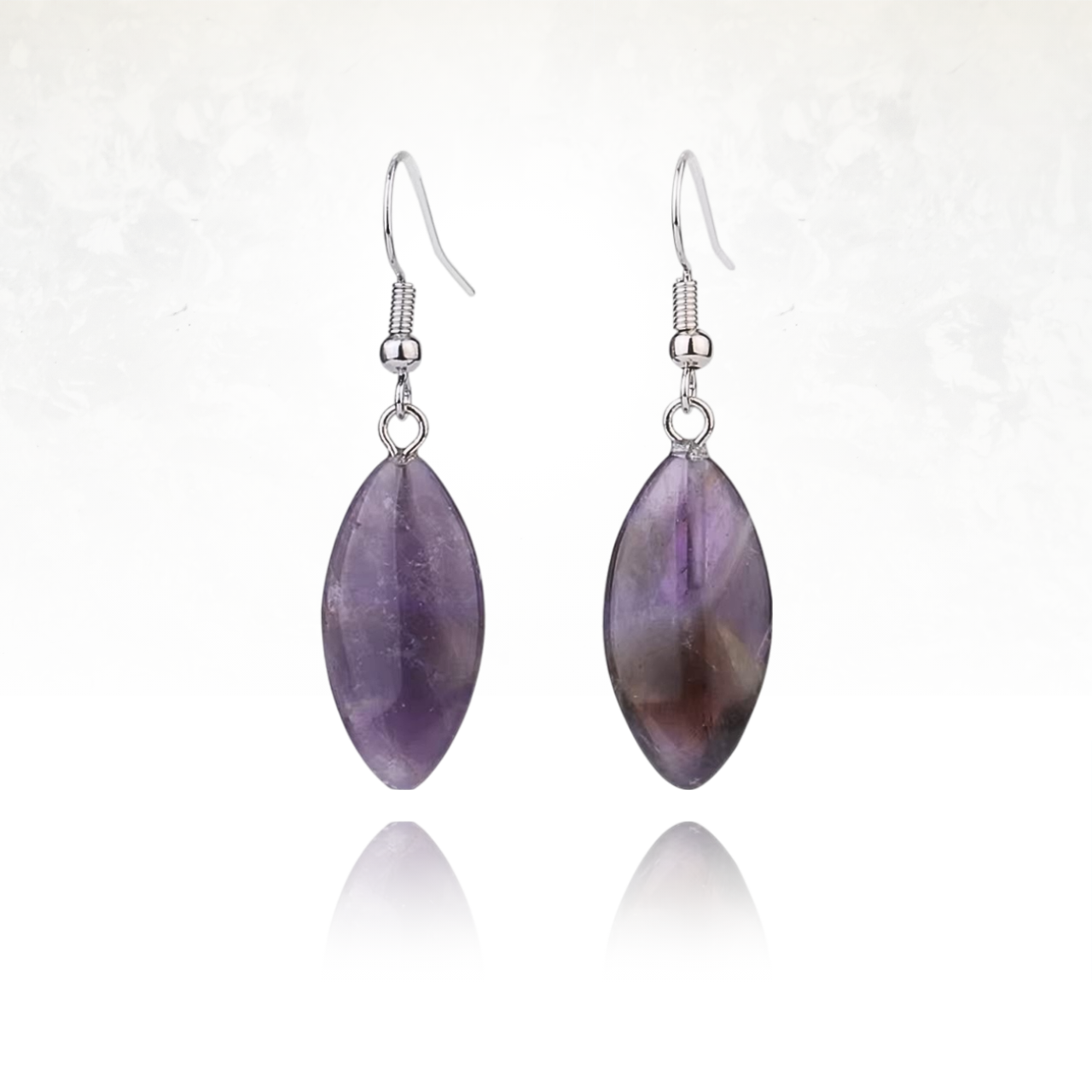 Boucles d'oreilles artisanales, associant éclat naturel et bienfaits énergétiques