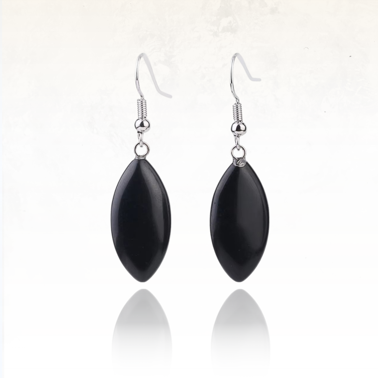 boucles d'oreilles en pierre natrurelle Onyx