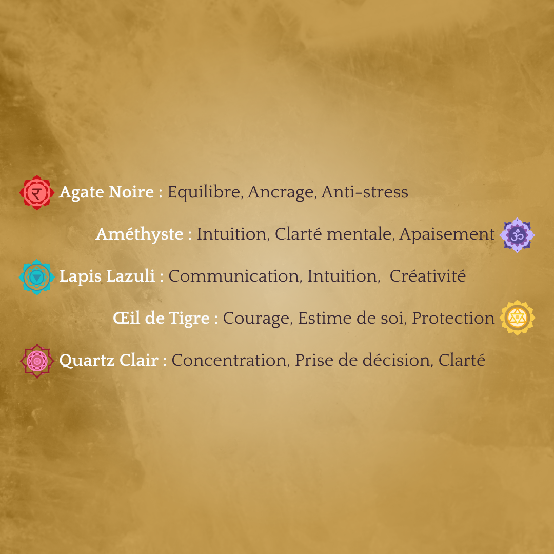 propriétés des cristaux de guérison