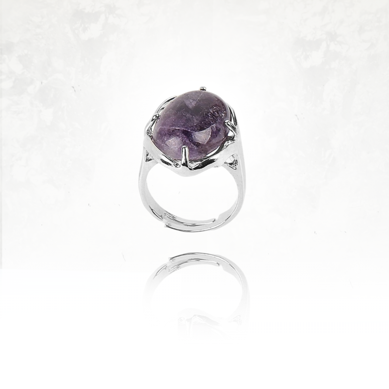 Sublime bague AMALI en pierre naturelle et argent.