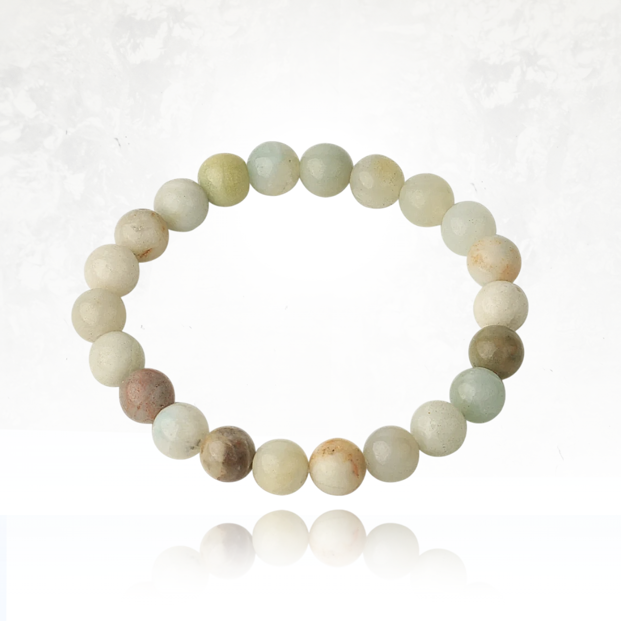 Perles du bracelet SALIMA en amazonite.