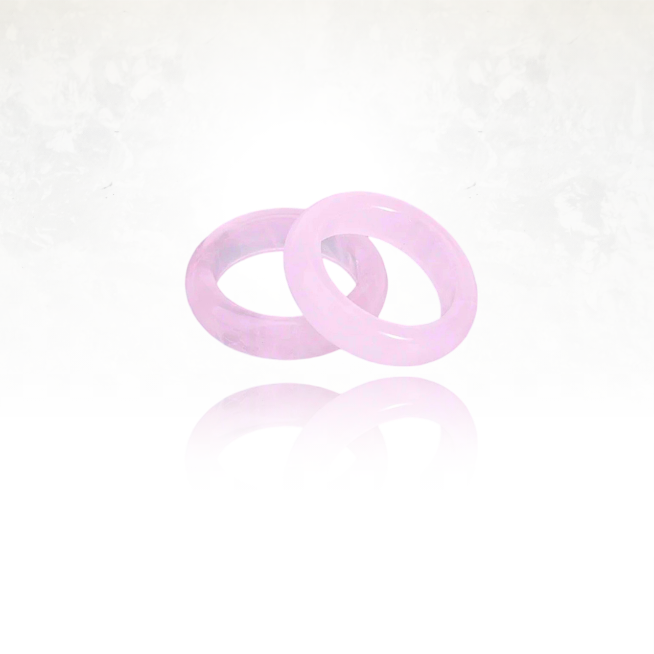 Bijou en pierre naturelle : bague ANIX en quartz rose.