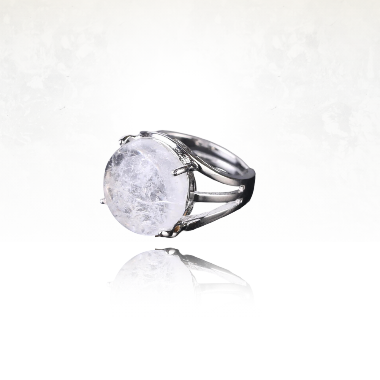 Design épuré mettant en valeur une quartz clair naturelle.