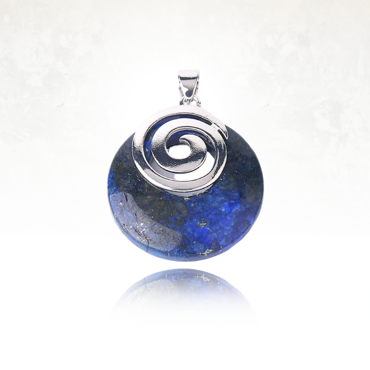 Bijou en pierre naturelle avec design élégant en spirale