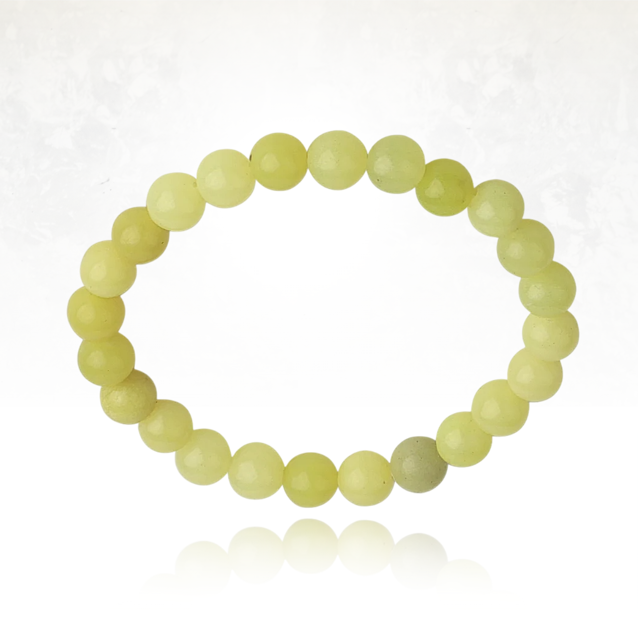 pierres naturelles de jade citron du bracelet SALIMA