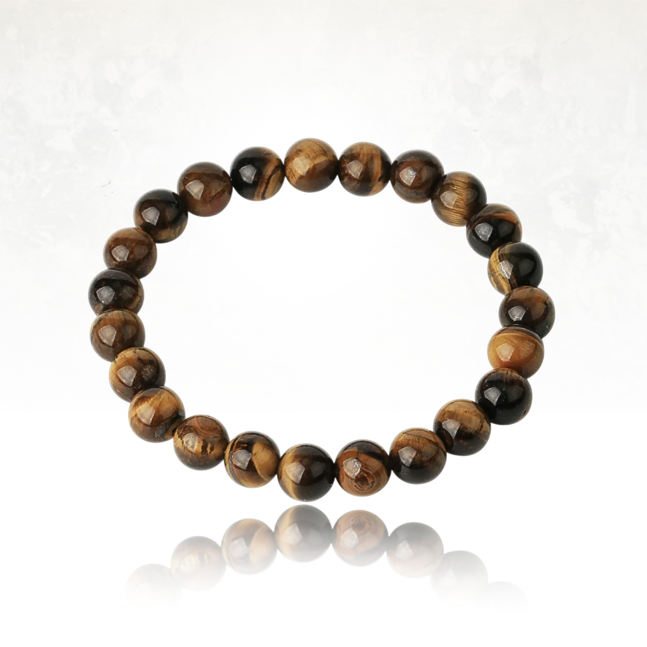 bracelet simple en oeil de tigre pour la confiance en soi