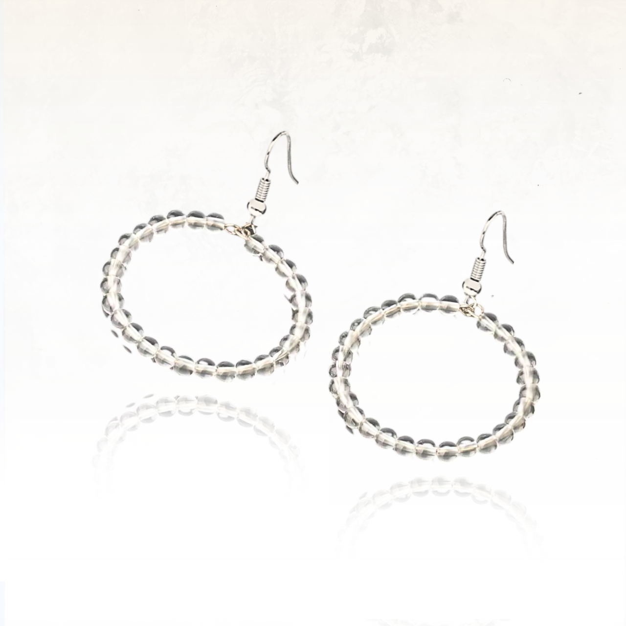 Bijoux circulaires en quartz clair aux énergies apaisantes