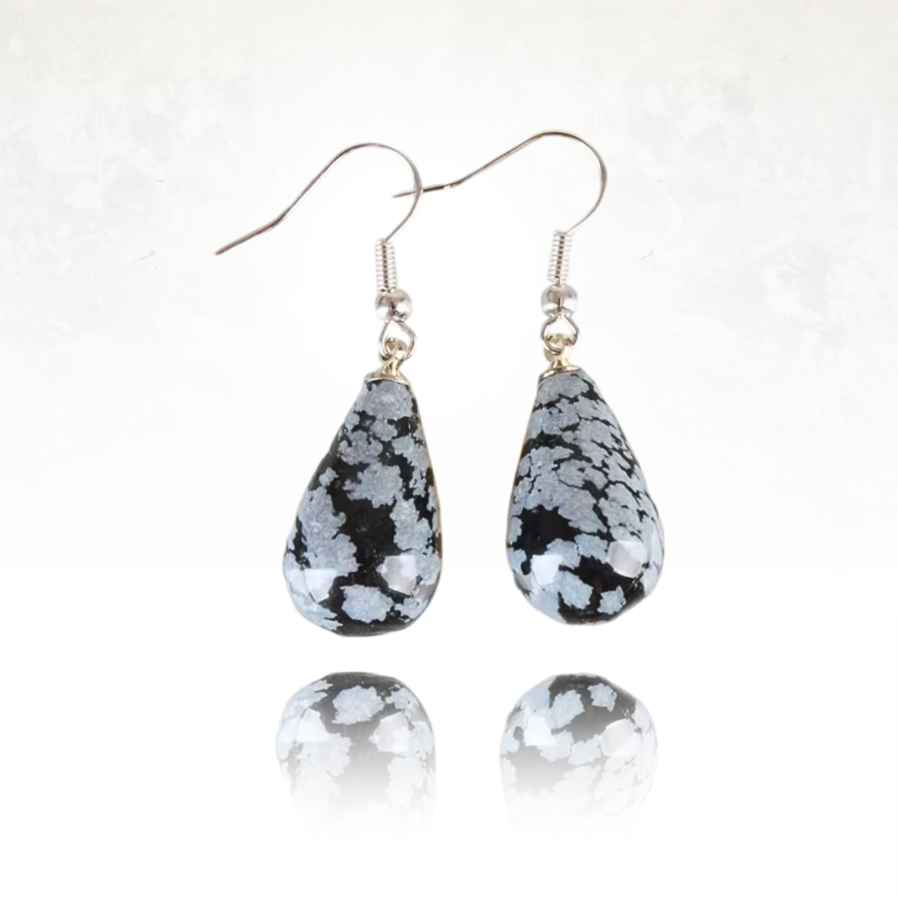 Bijou en pierre naturelle quartz flocon de neige, idéal pour une touche bohÚme chic.