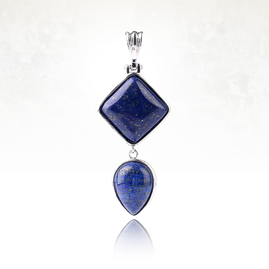 Collier AYAMA Carré et Goutte d'Eau