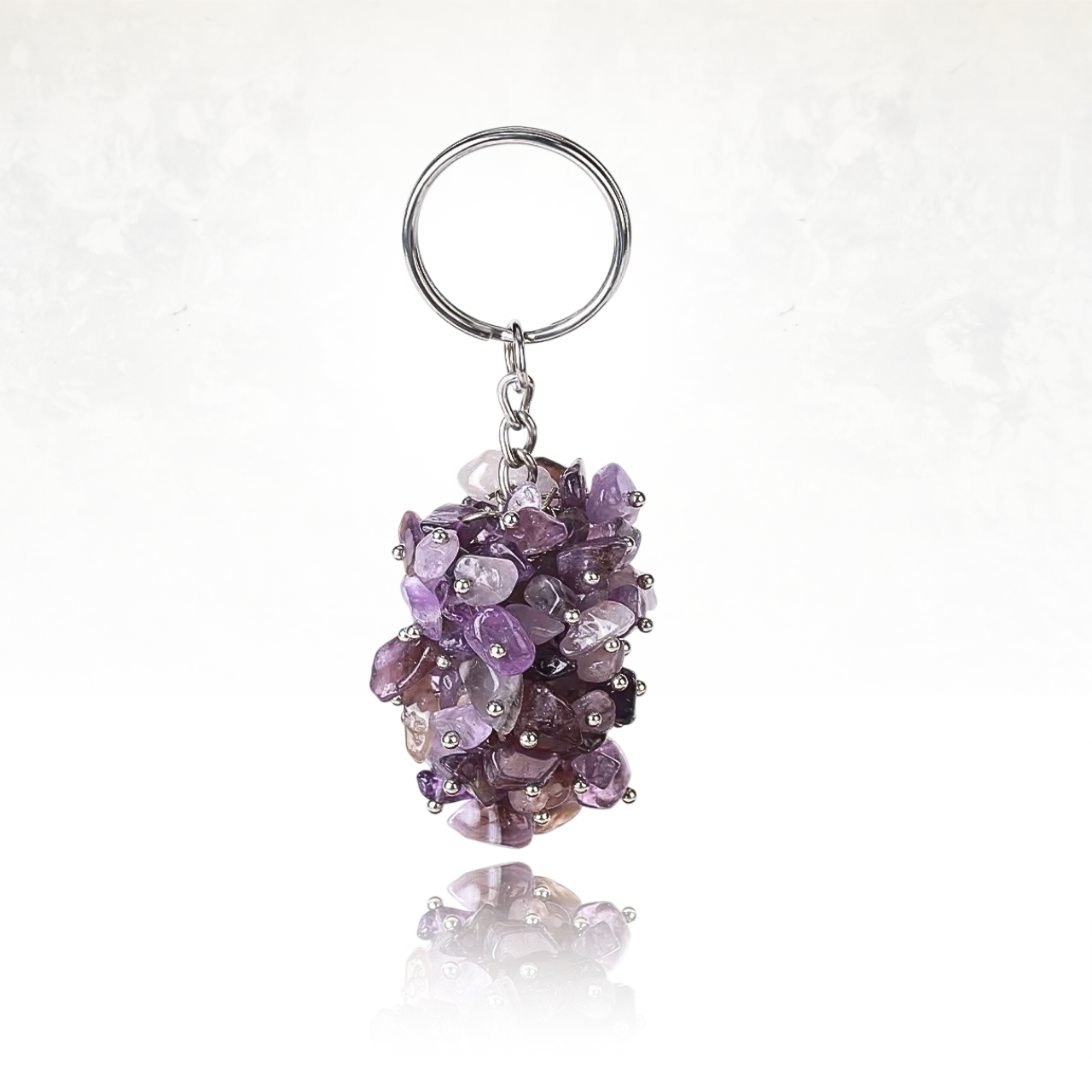 Porte-Clé FANTAISIE Cascade de Minéraux