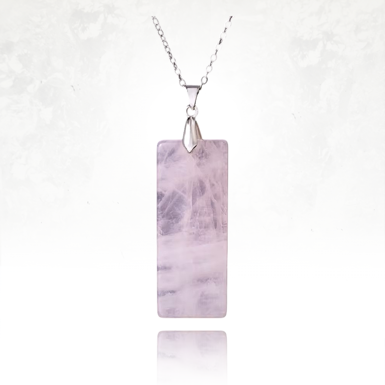 collier en quartz rose chic et distingué