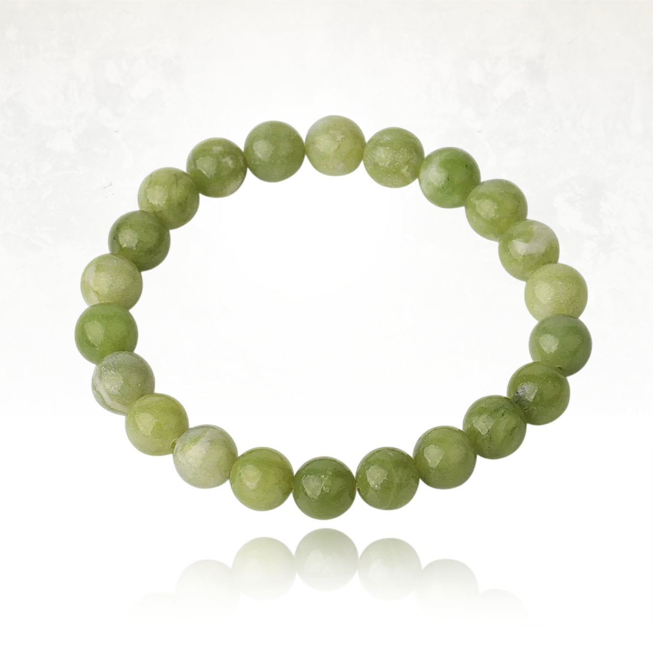 Bracelet SALIMA aux perles en pierres naturelles de jade de chine
